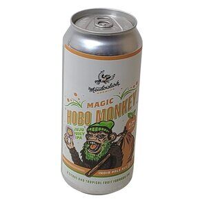 Meadowlark Brewing Magic Hobo Monkey IPA Beer Can Empty Bottom Opened Sidney MT